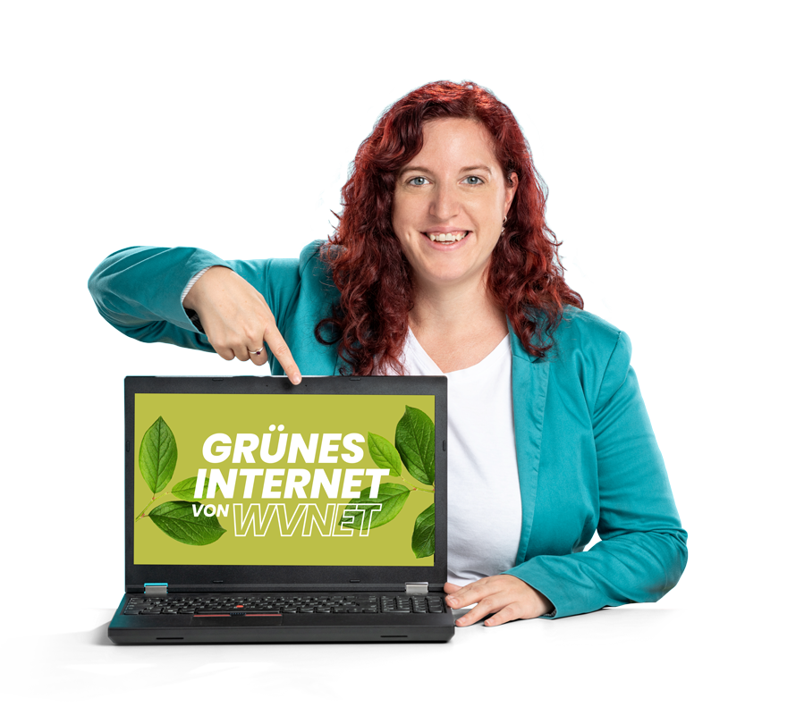 Edith Mayerhofer mit Laptop