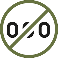 Icon Durchgeschrichene Nullen